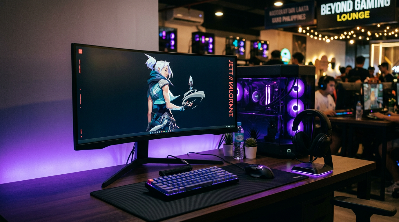 High-end games PC setup at Delqari