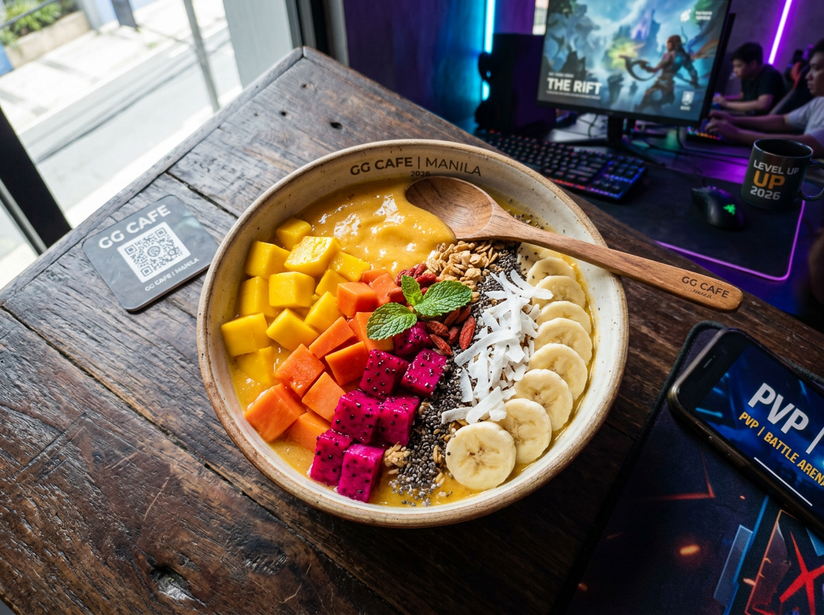 Tropical smoothie bowl